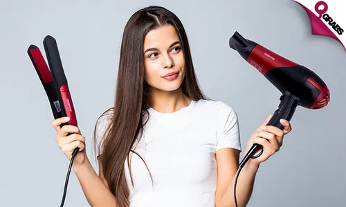 Geepas Hair Dryer + Straightener Set!